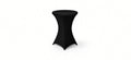 Cocktail Table Cover in Black - Spandex