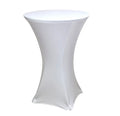 Cocktail Table Cover in White - Spandex
