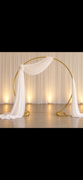 Gold Open Circle Arch