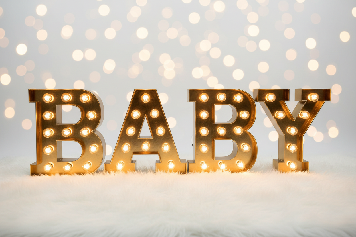 Marquee Letters – BABY