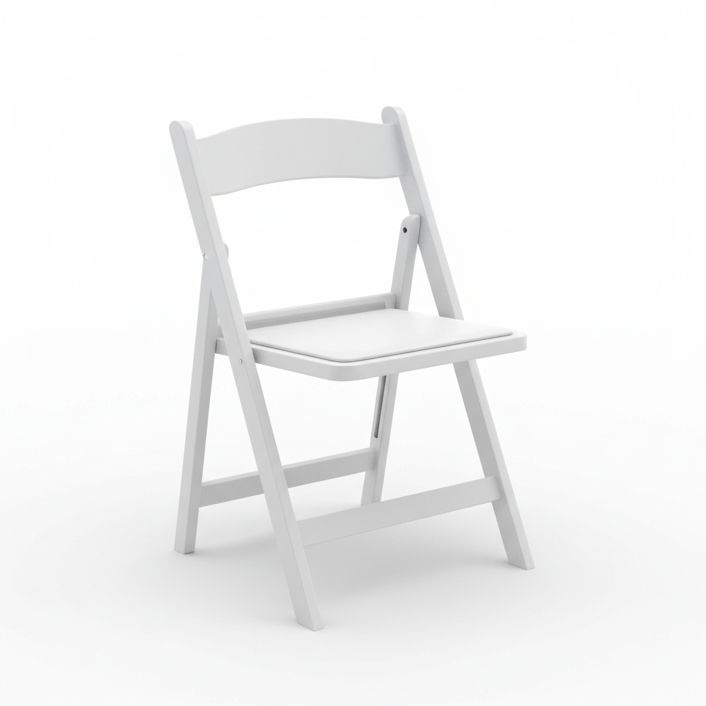 White Resin Chair