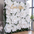 Large White Flower Collection Wall